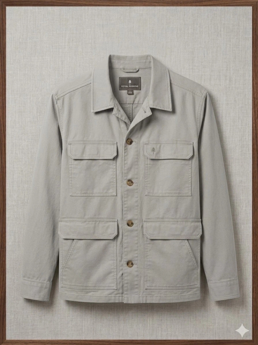 Royal Robbins Light Stone Utility Jacket - Four-Pocket Field Style